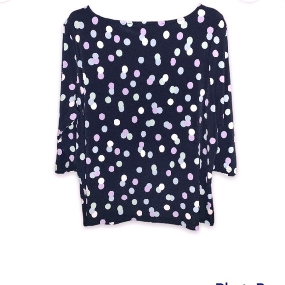 EMMA James, Polka Dot Top, Size XS, - Picture 2 of 3